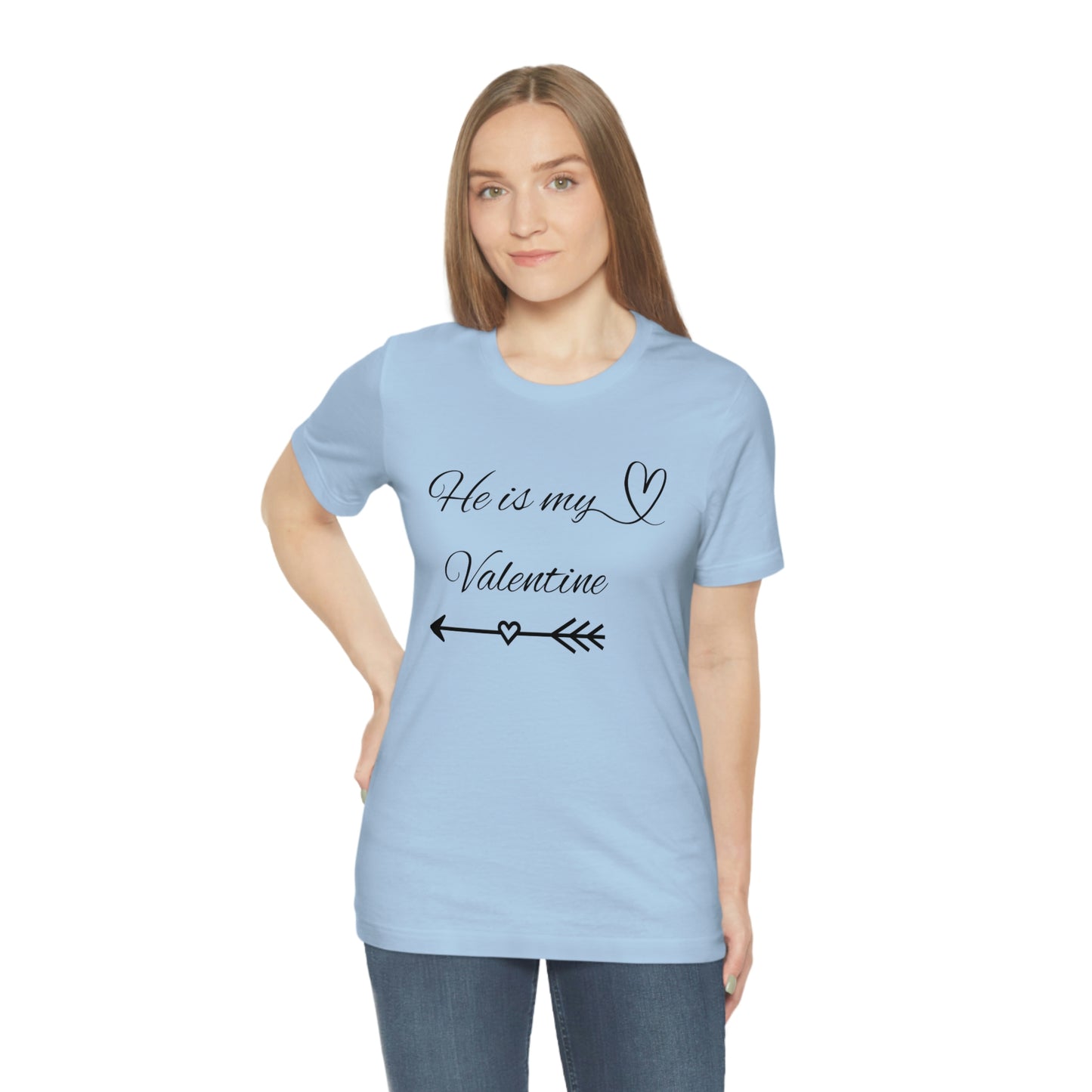 He is My Valentine, dark letter, Shirt