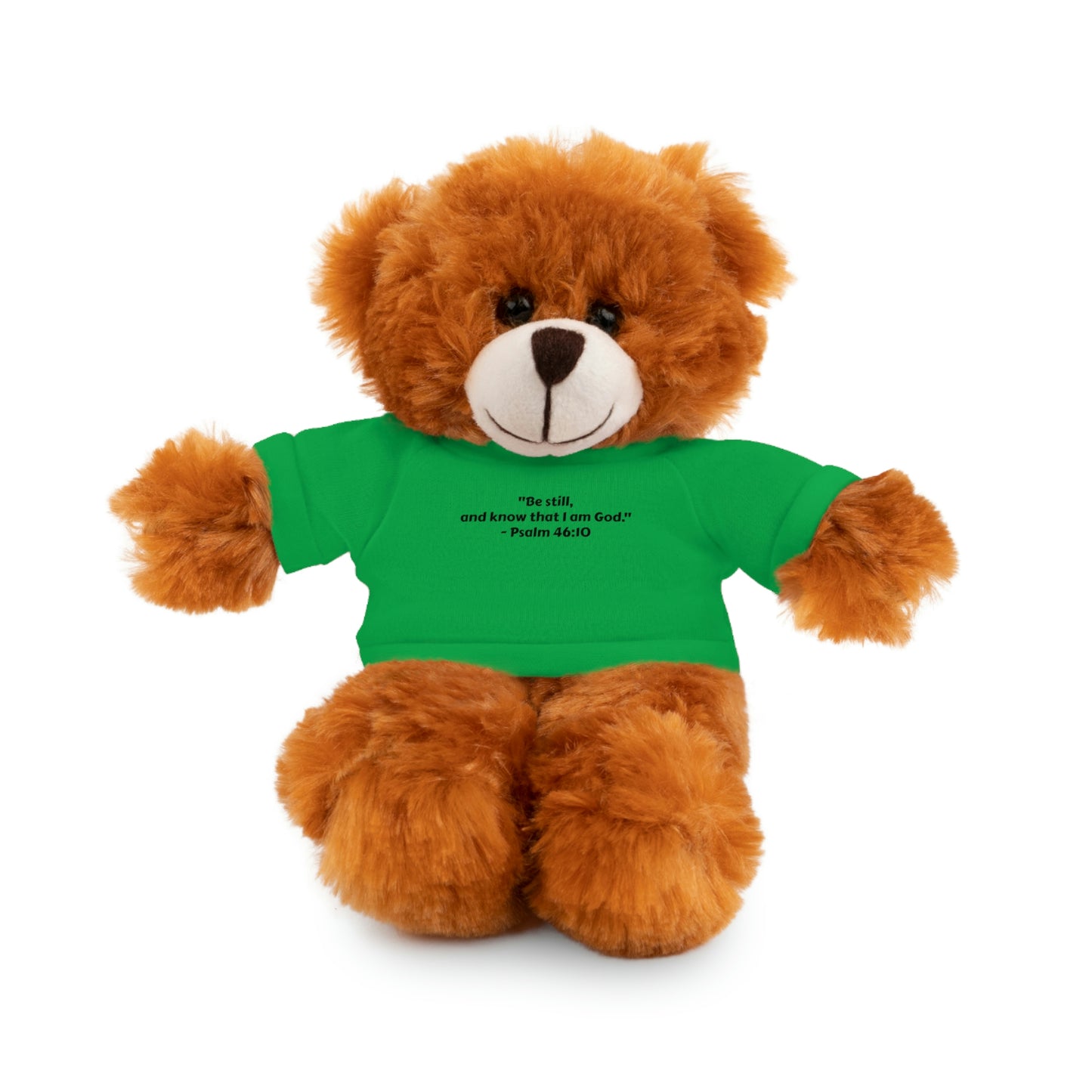 Psalm 46:10, Stuffed Animal with Tee