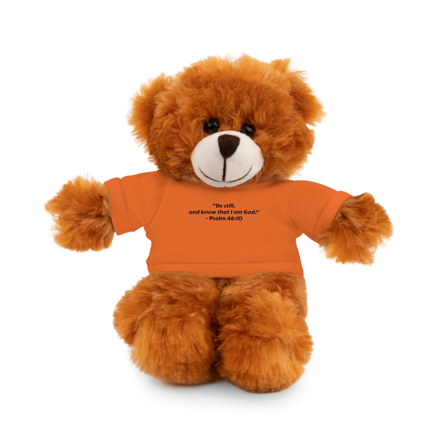 Psalm 46:10, Stuffed Animal with Tee