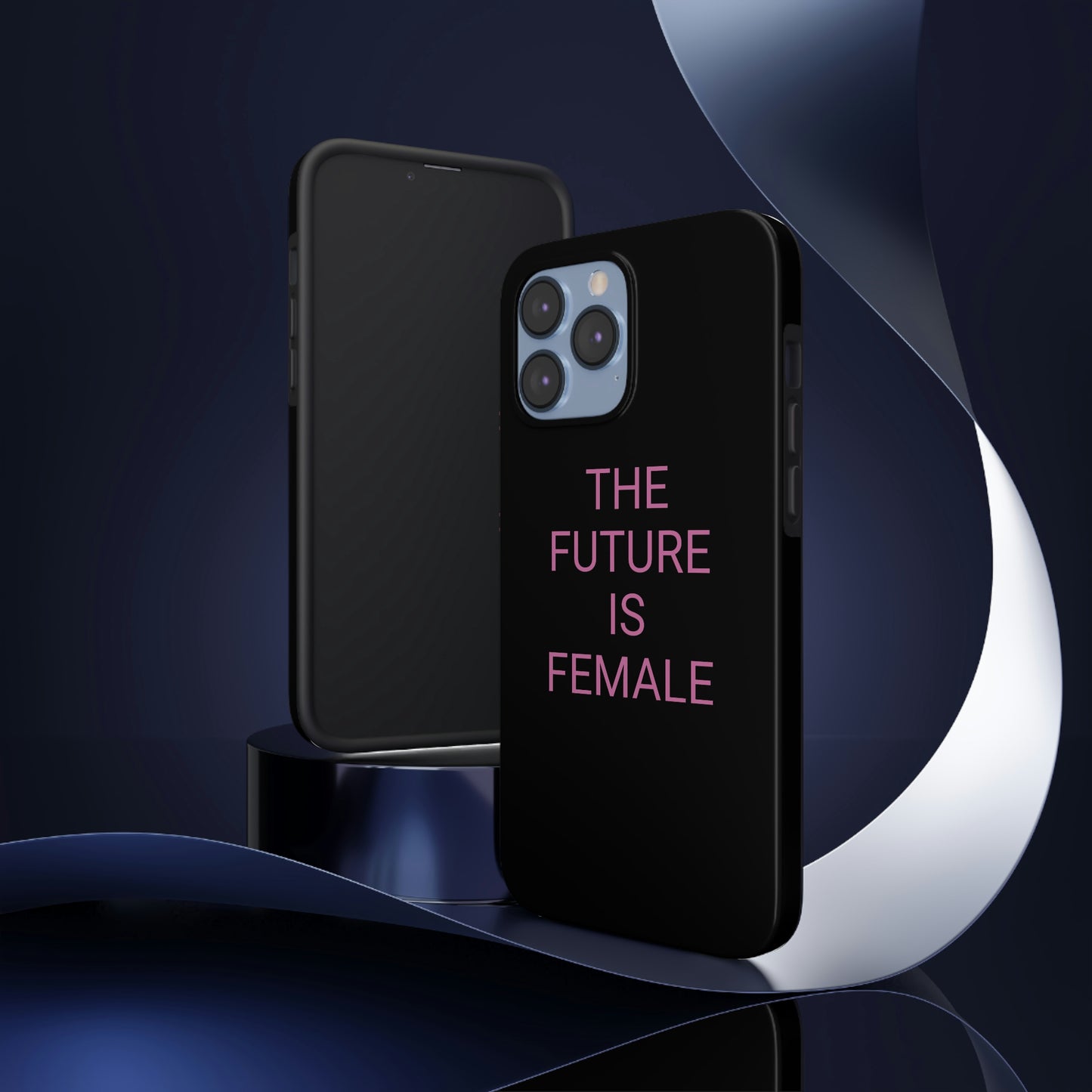 Black and Pink The Future Is Female, Phone Case