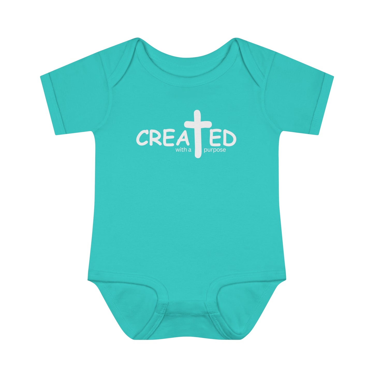 Created With A Purpose, Infant Baby Rib Bodysuit