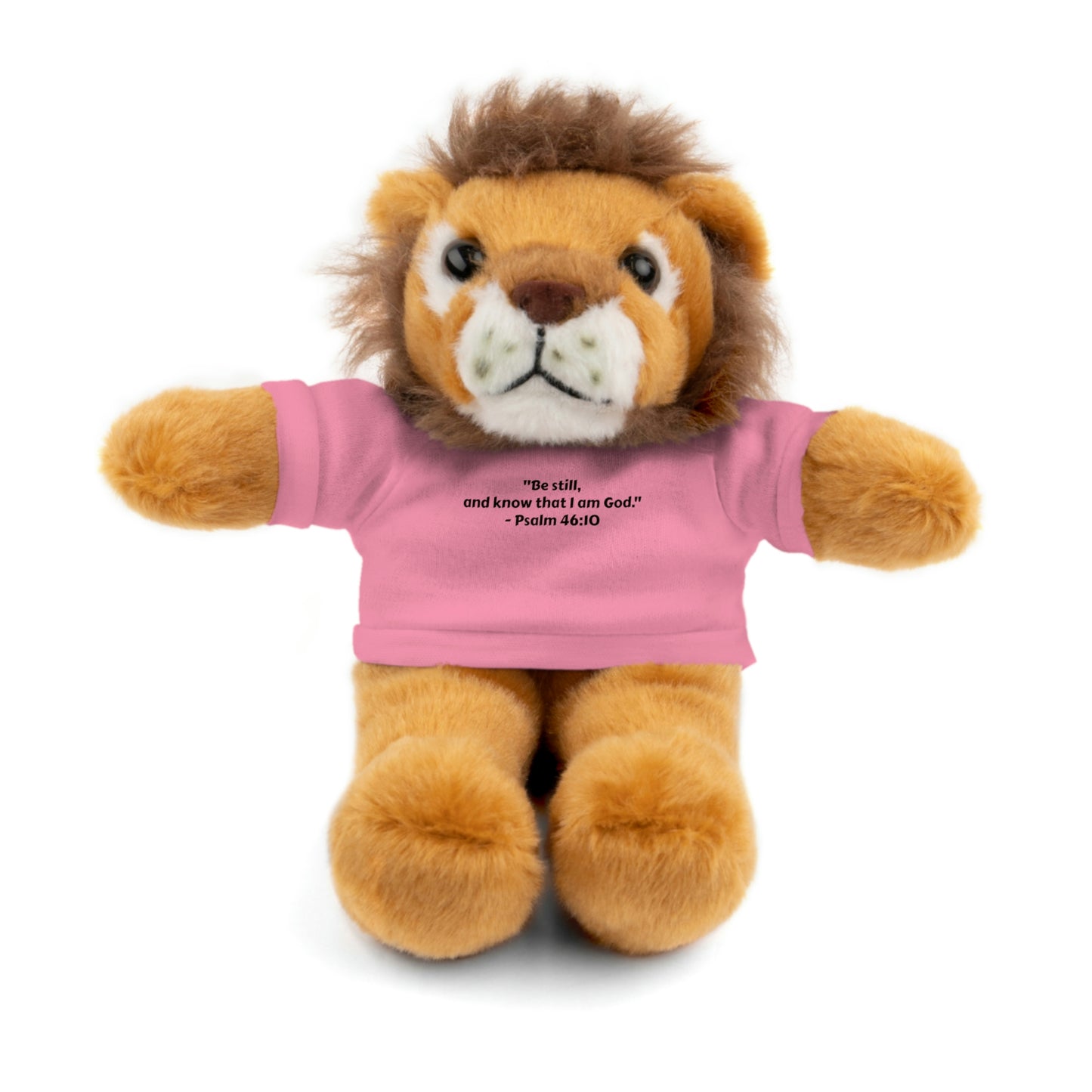 Psalm 46:10, Stuffed Animal with Tee