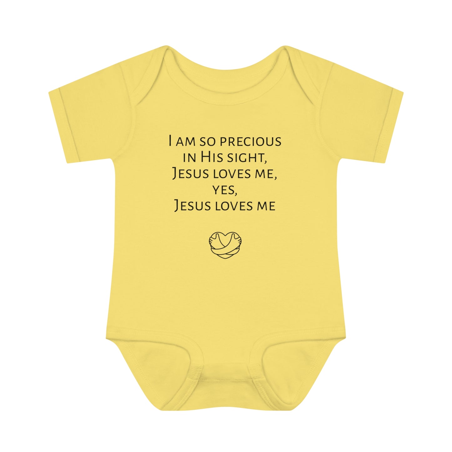 I am so precious in His sight, Infant Baby Rib Bodysuit