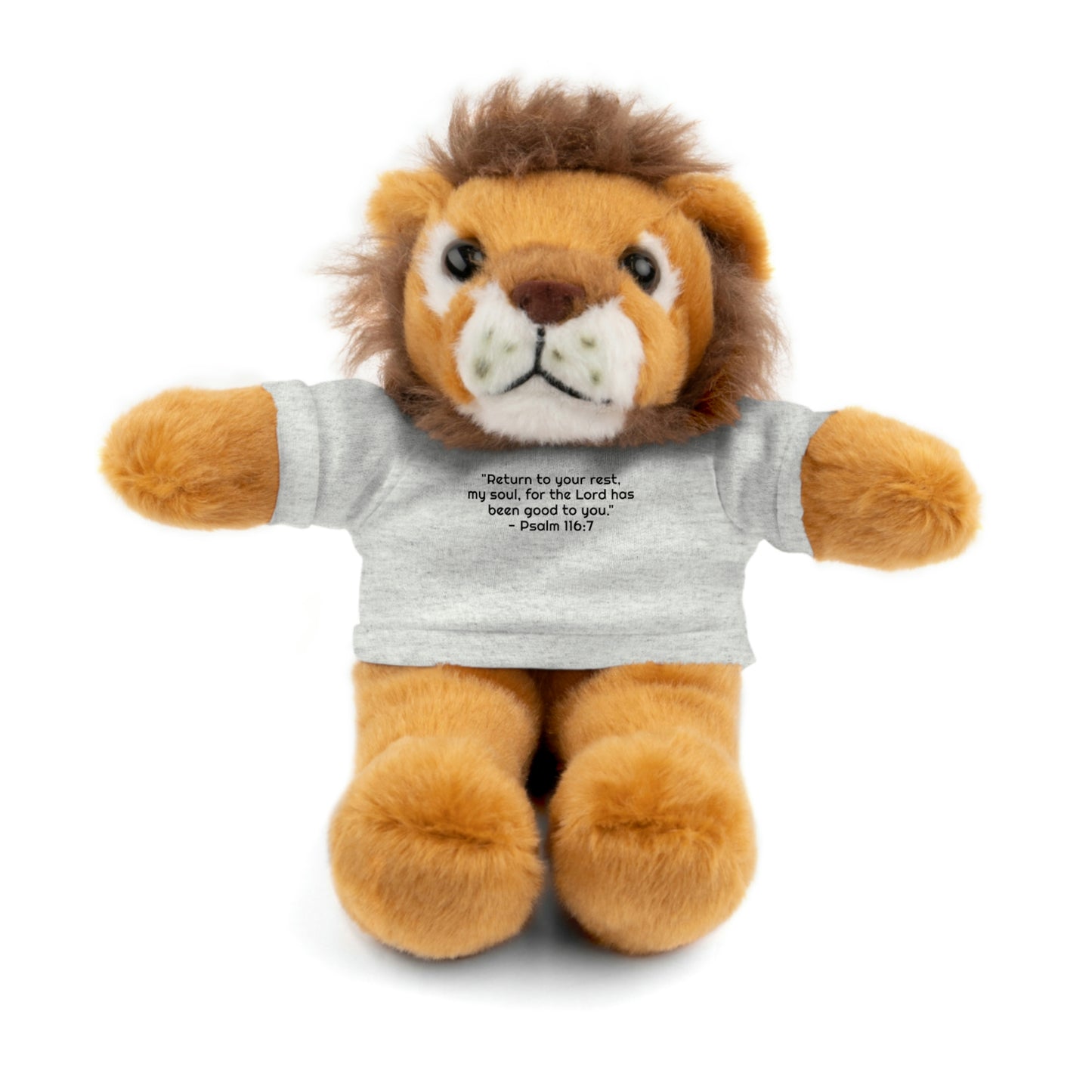 Psalm 116:7, Stuffed Animal with Tee