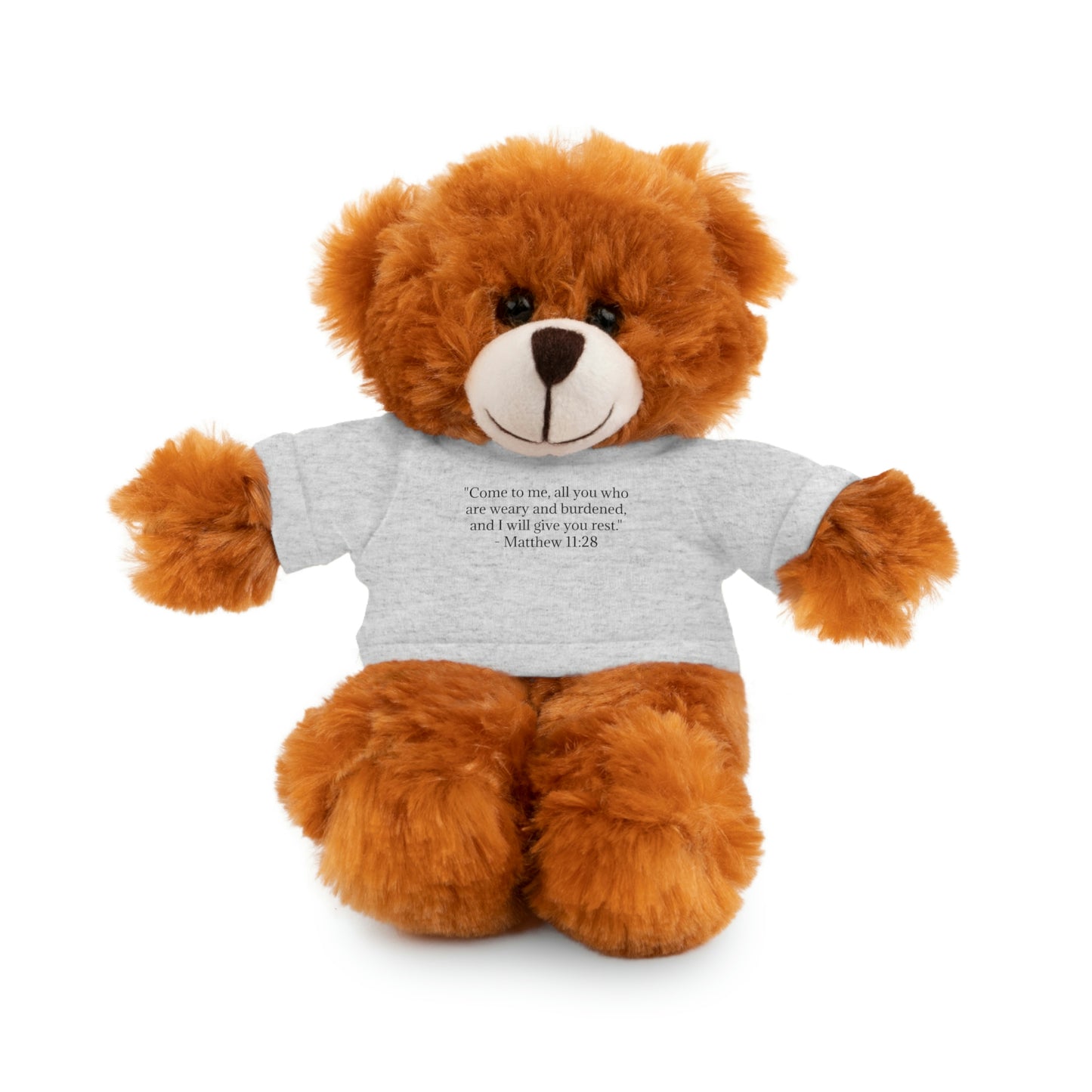 Matthew 11:28, Stuffed Animal with Tee