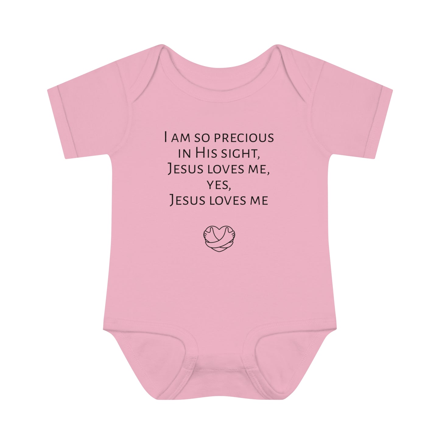 I am so precious in His sight, Infant Baby Rib Bodysuit