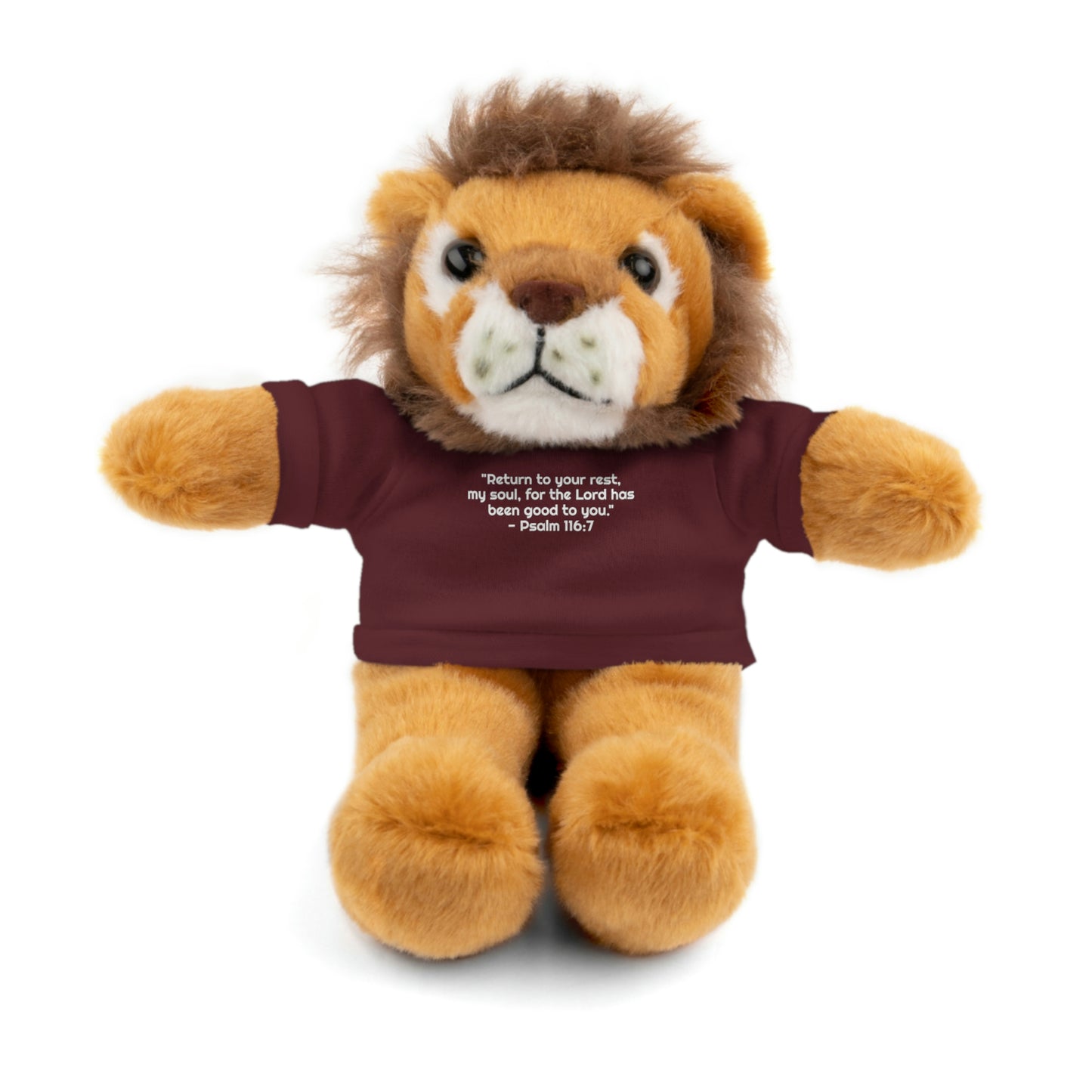 Psalm 116:7, Stuffed Animal with Tee