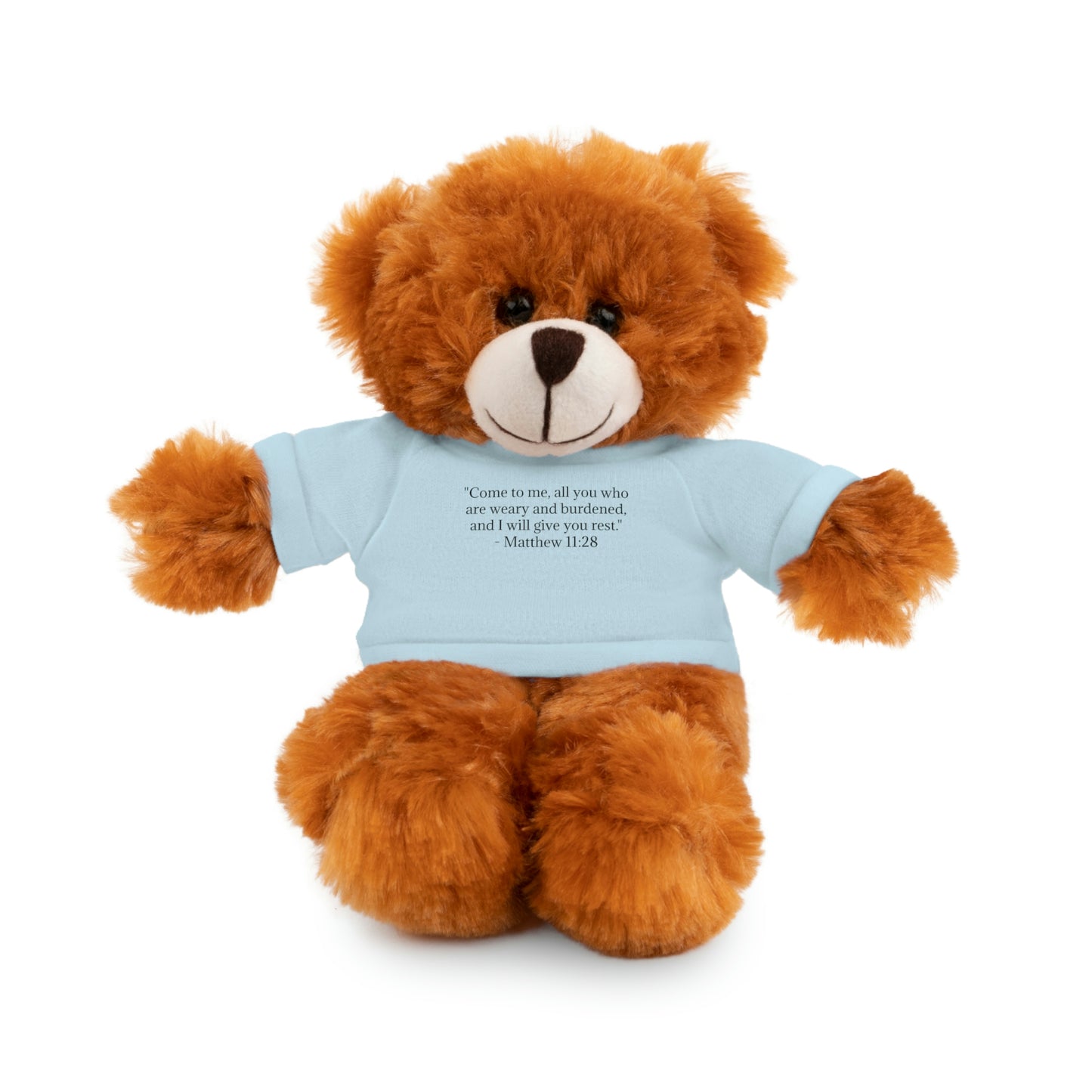 Matthew 11:28, Stuffed Animal with Tee