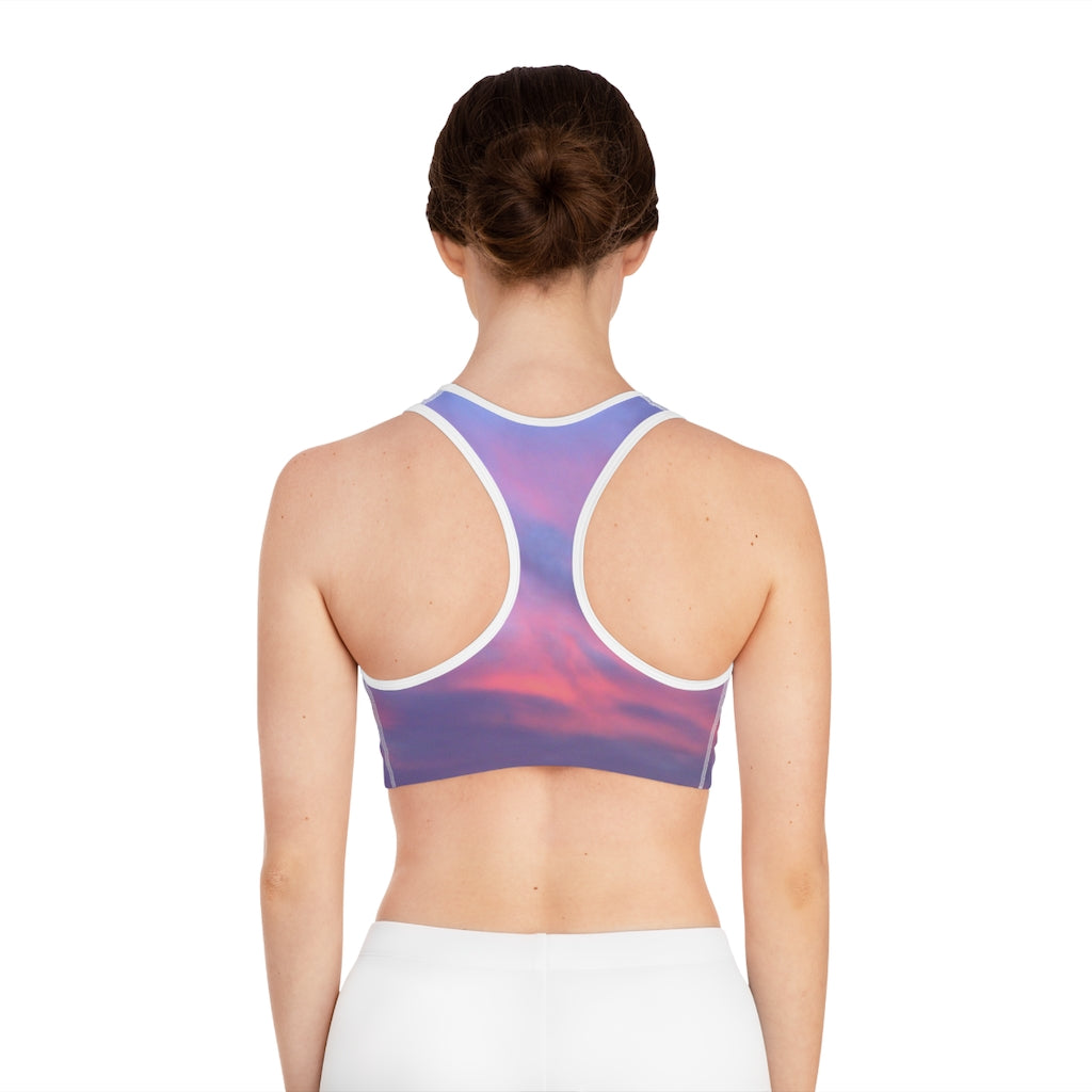 Purple Sunset Sports Bra