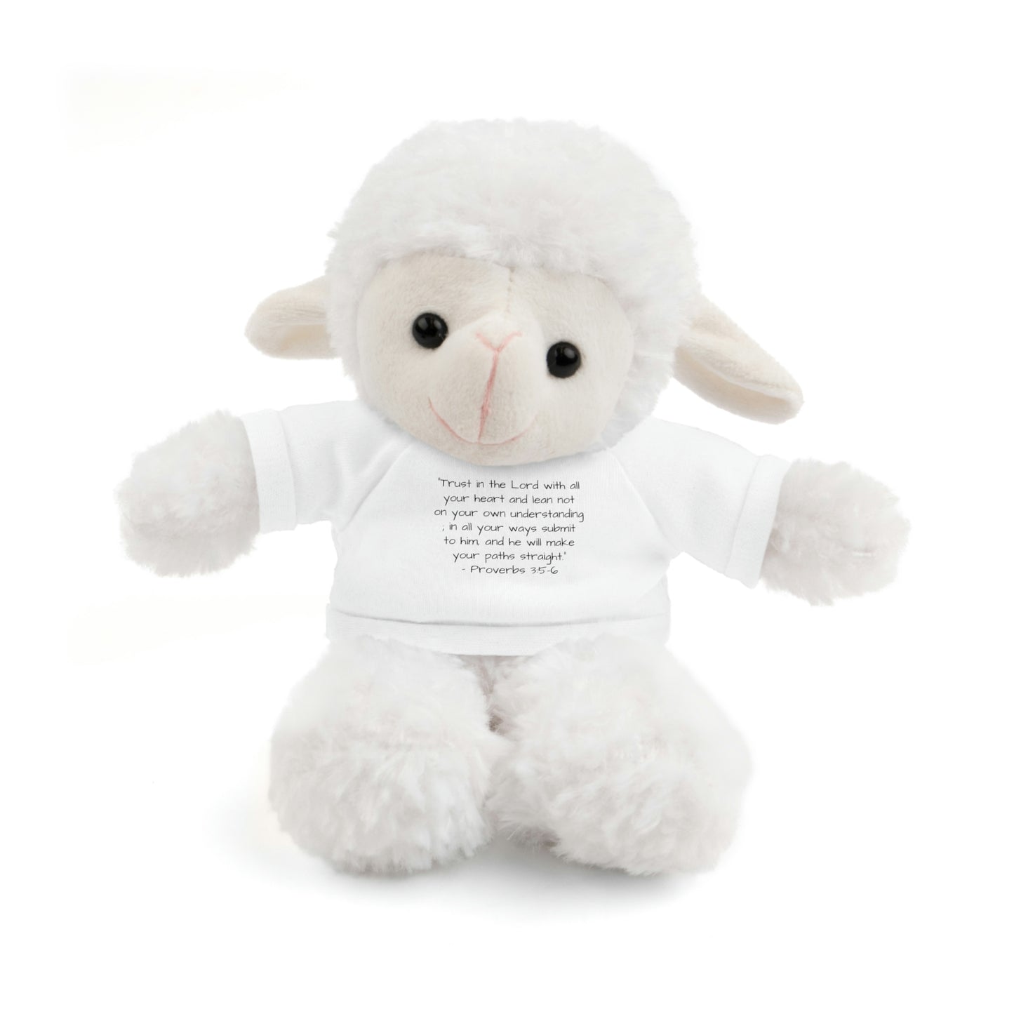 Proverbs 3:5-6, Stuffed Animal with Tee