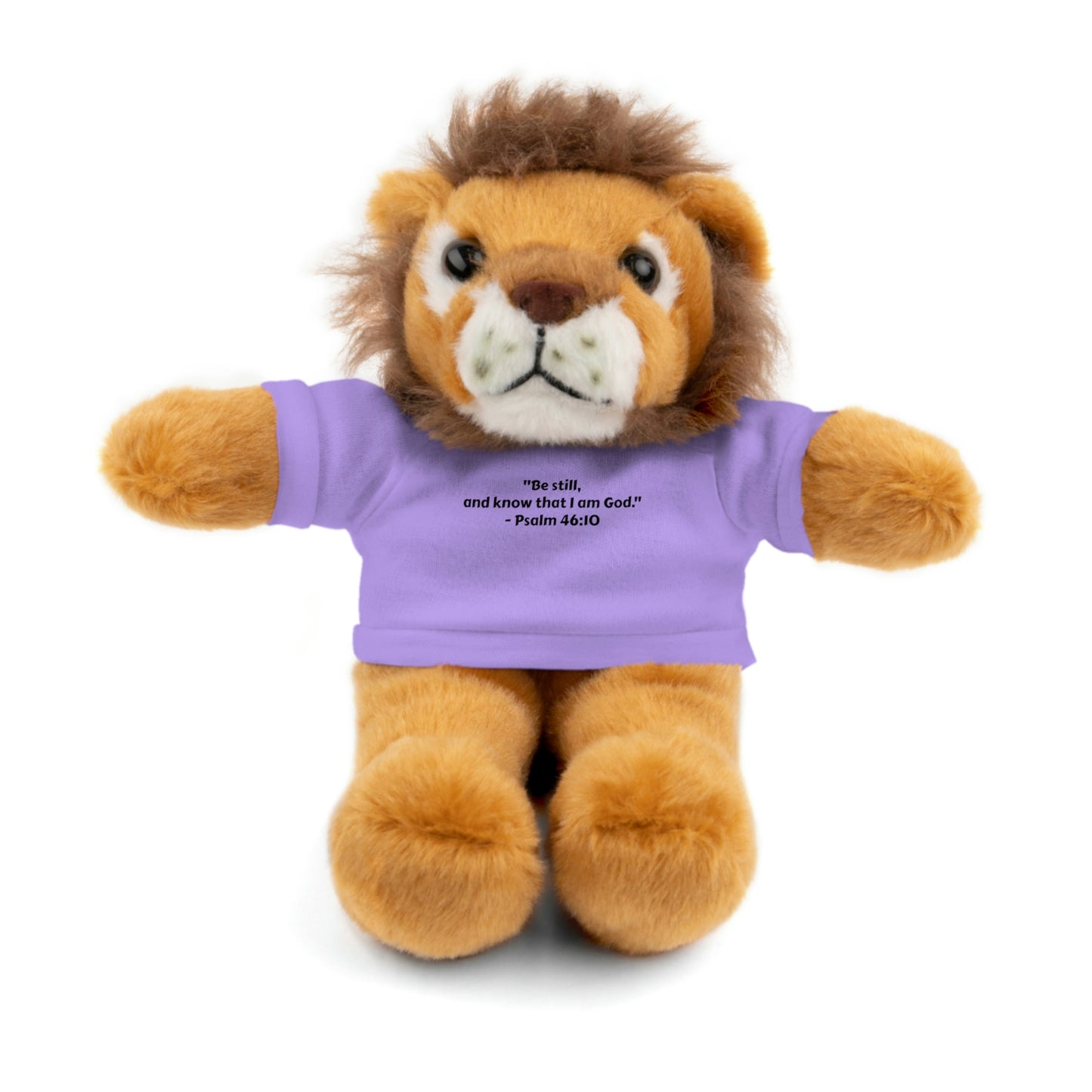 Psalm 46:10, Stuffed Animal with Tee