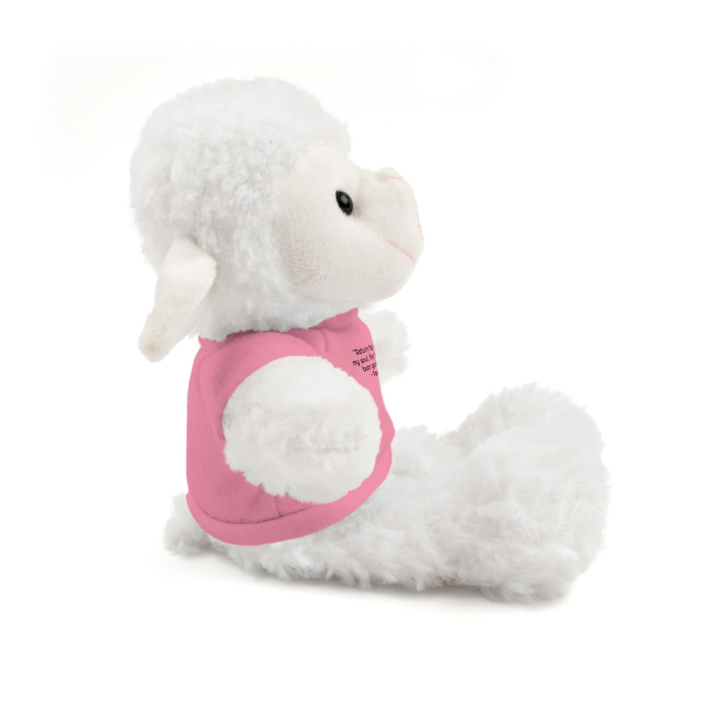 Psalm 116:7, Stuffed Animal with Tee