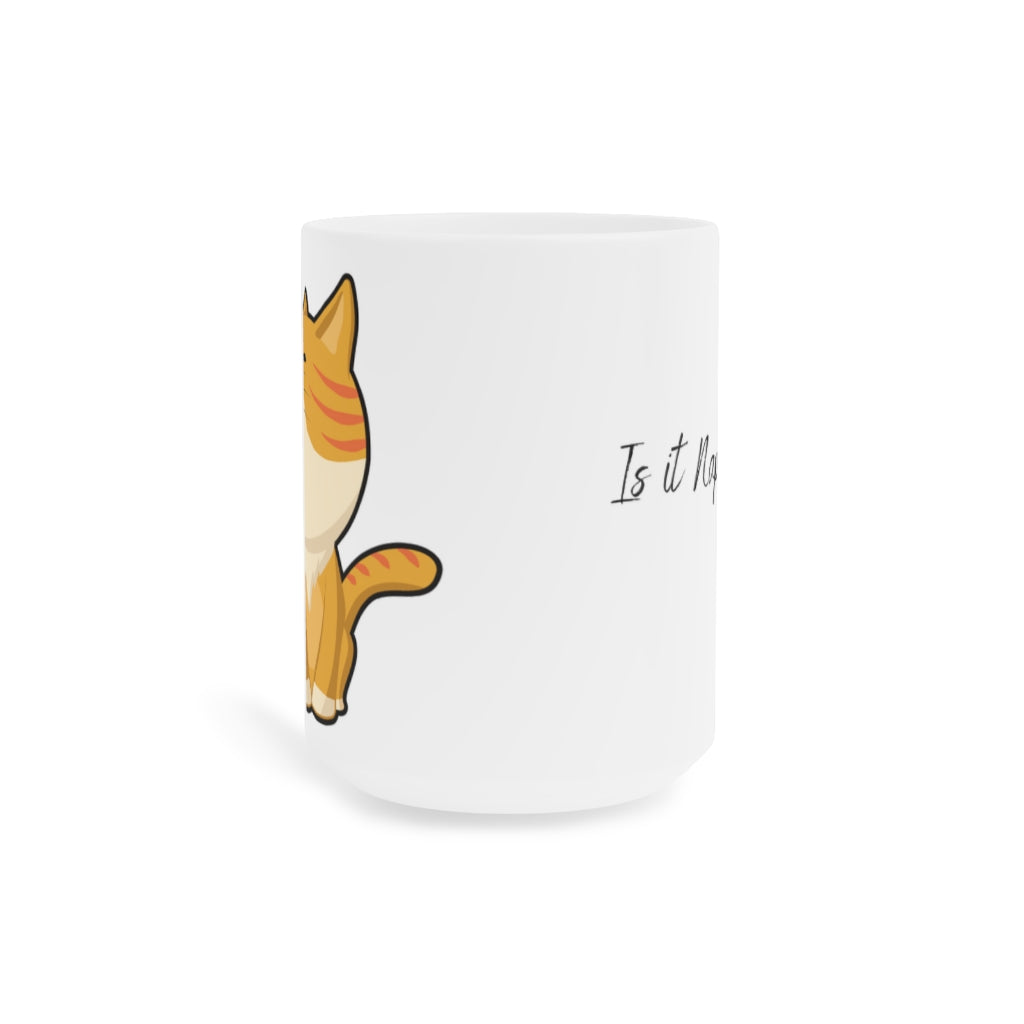 Sleepy Cat Ceramic Mugs