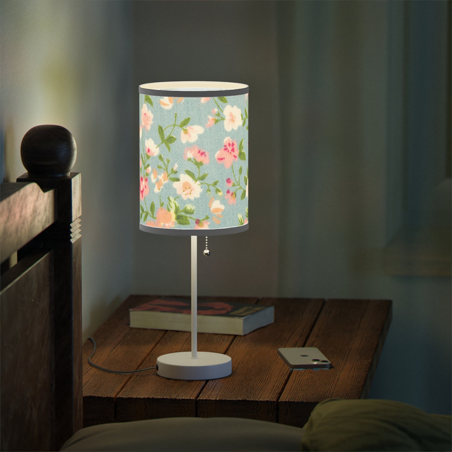 Blue Azure Lamp on a Stand, US|CA plug