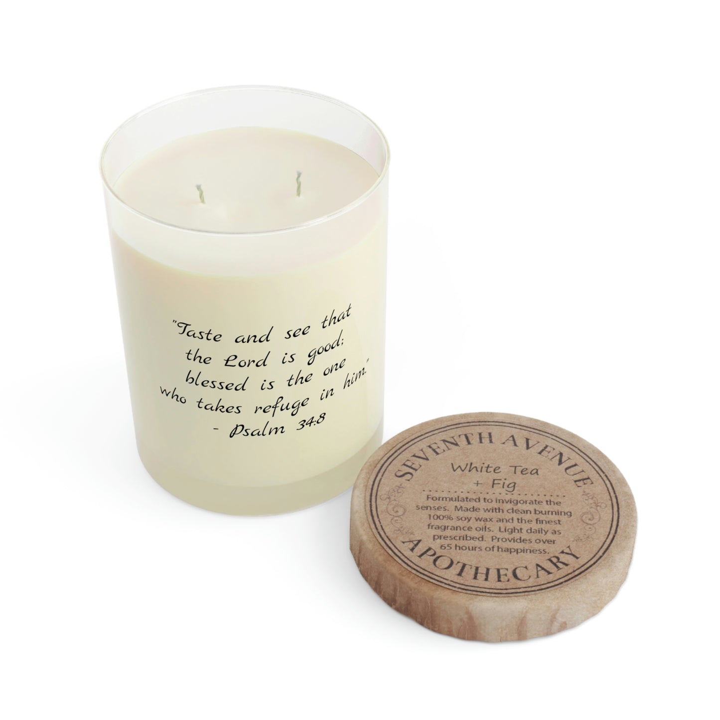 Psalm 34:8 Candle, 11oz