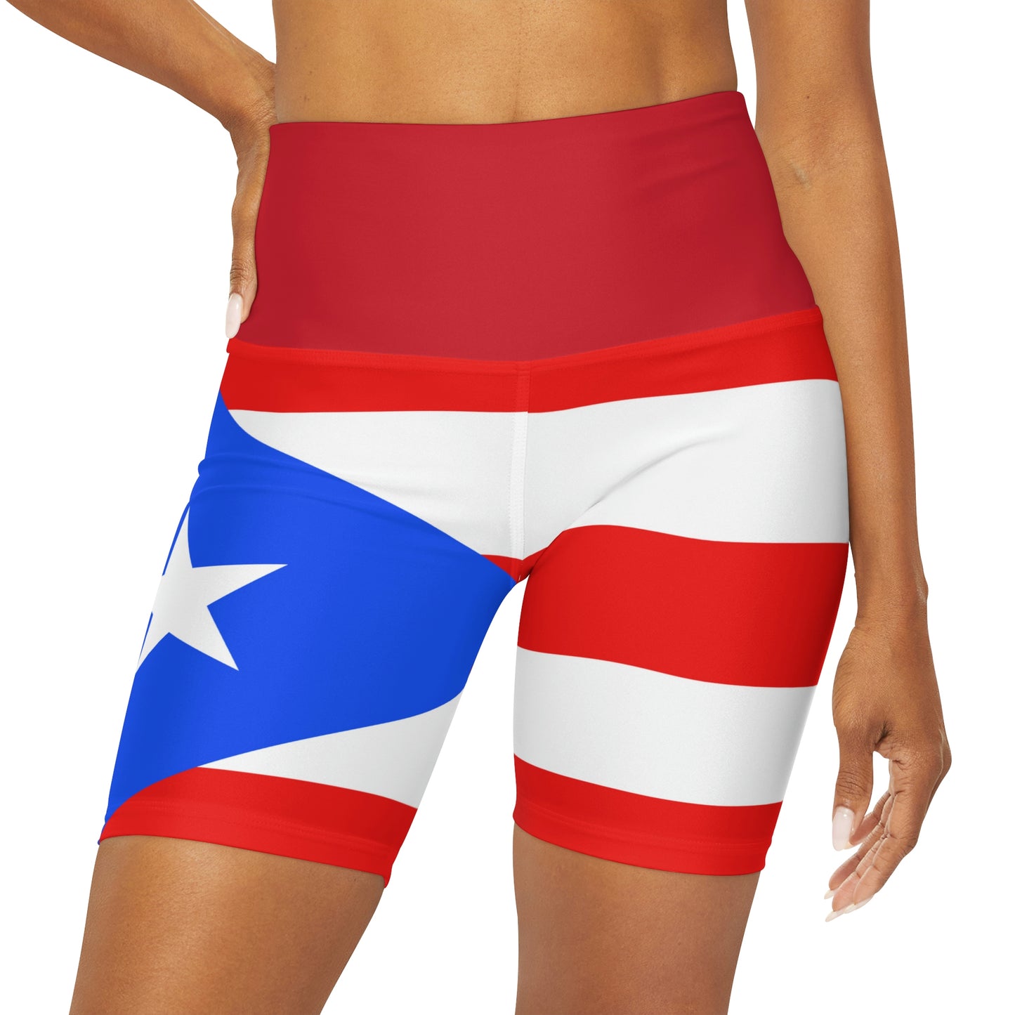 Puerto Rico High Waisted Biker Shorts