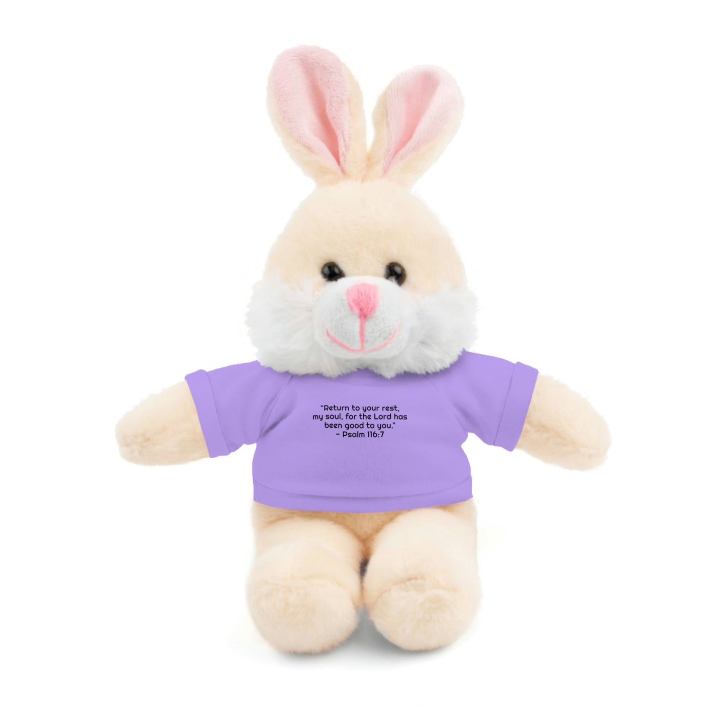 Psalm 116:7, Stuffed Animal with Tee