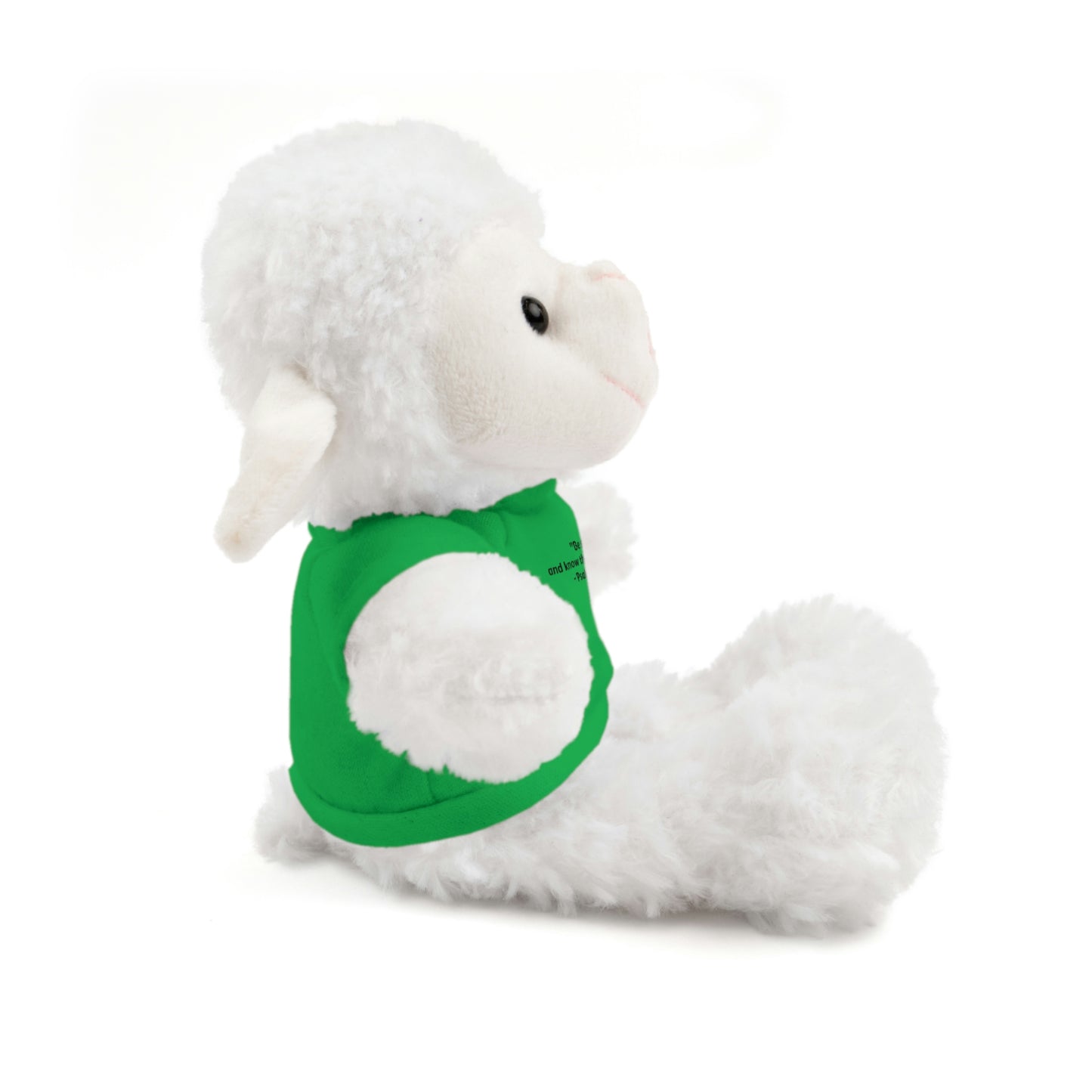 Psalm 46:10, Stuffed Animal with Tee