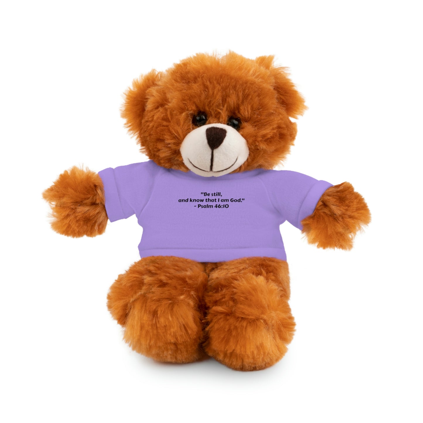 Psalm 46:10, Stuffed Animal with Tee