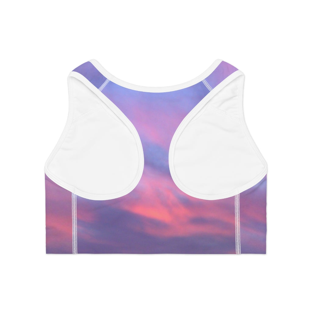 Purple Sunset Sports Bra