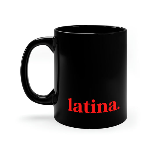 Latina Period, 11oz Black Mug