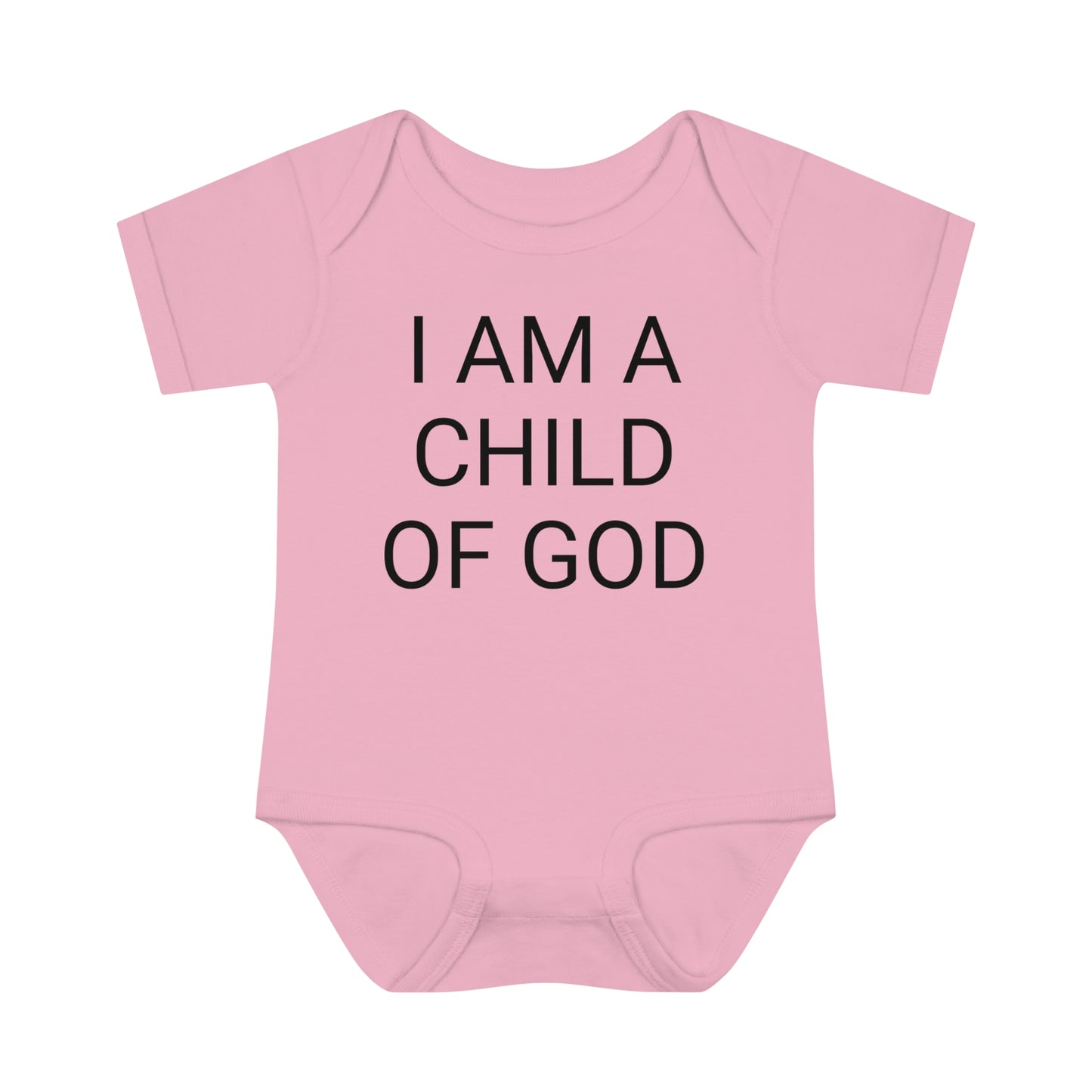 I Am A Child Of God, Infant Baby Rib Bodysuit