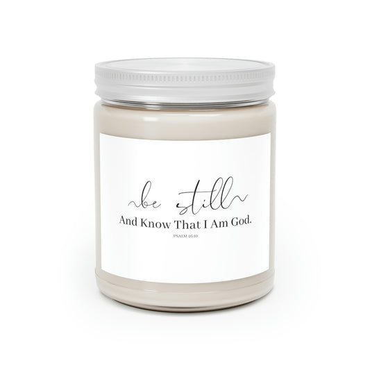 Psalm 46:10 Candle, 9oz
