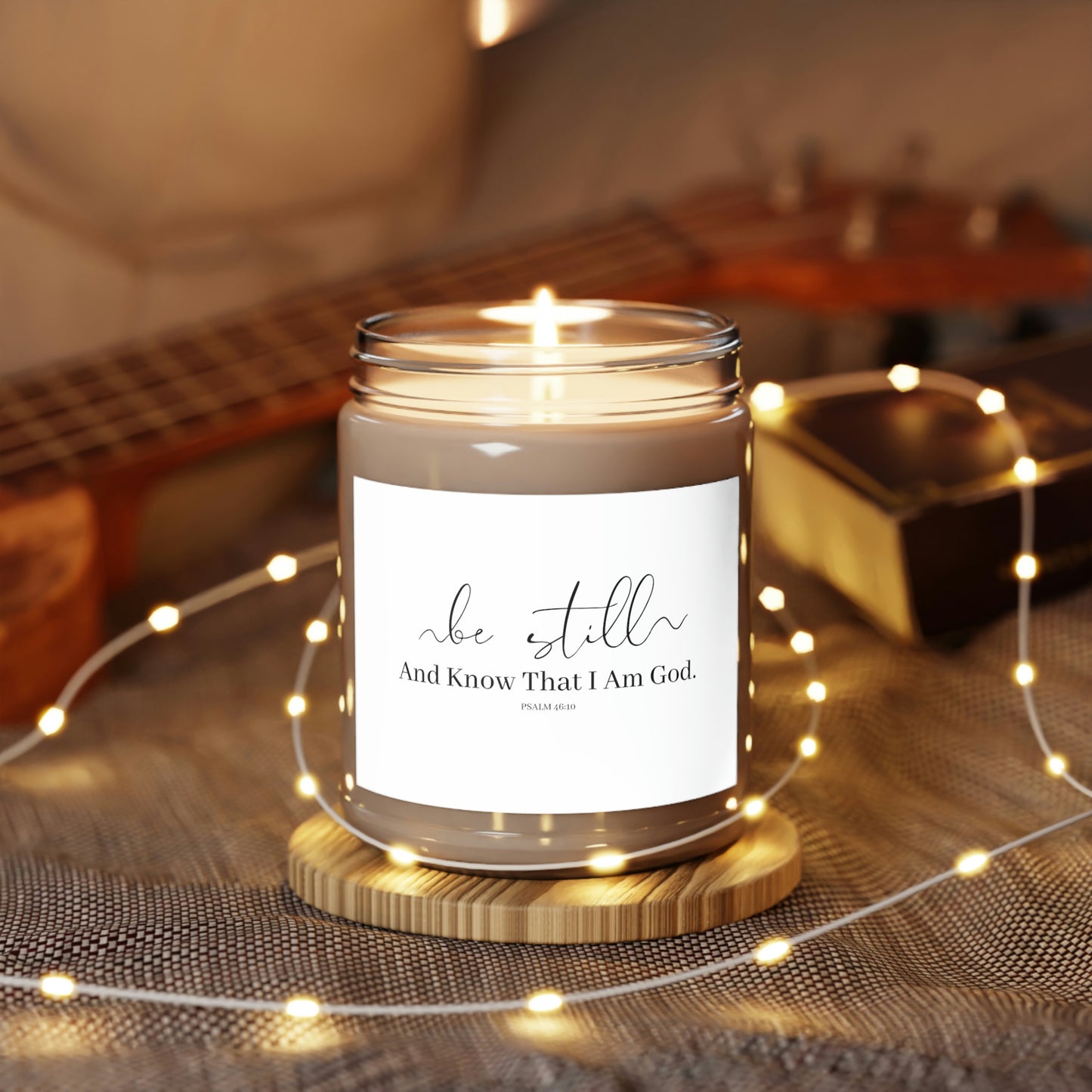 Psalm 46:10 Candle, 9oz