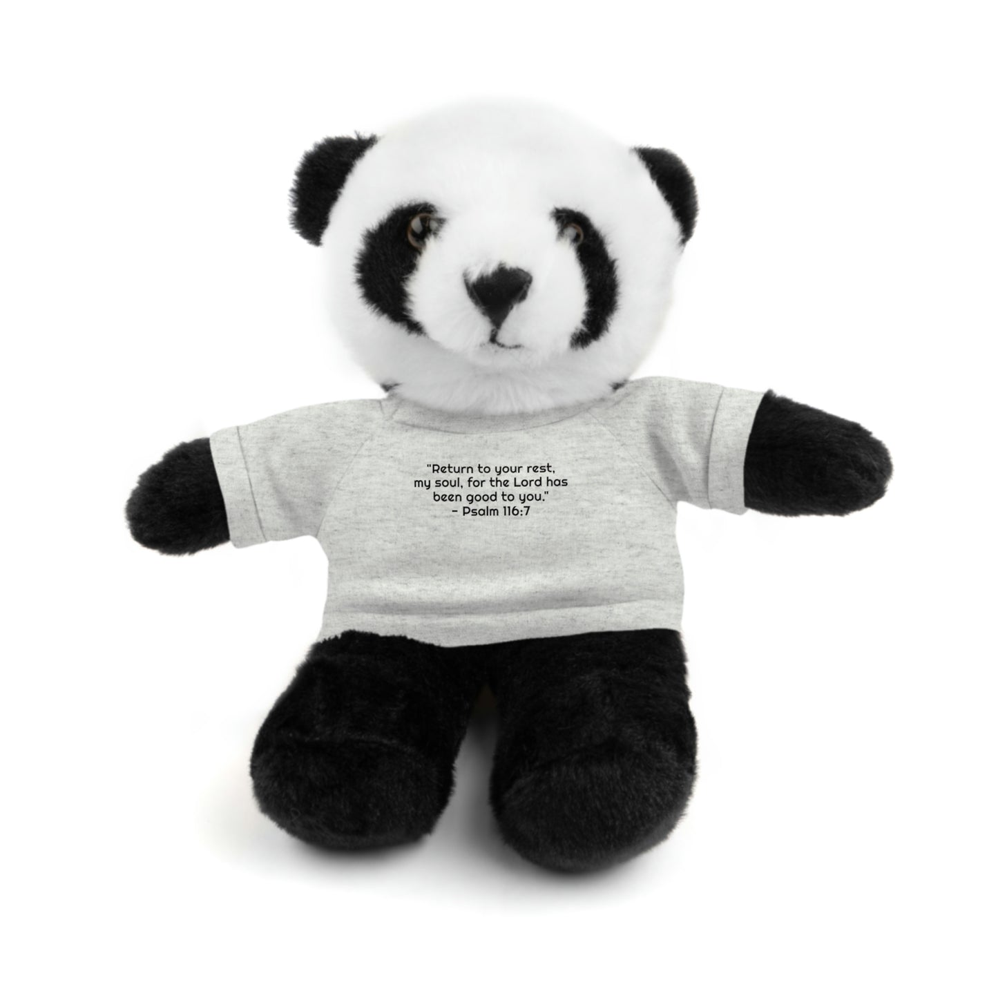 Psalm 116:7, Stuffed Animal with Tee