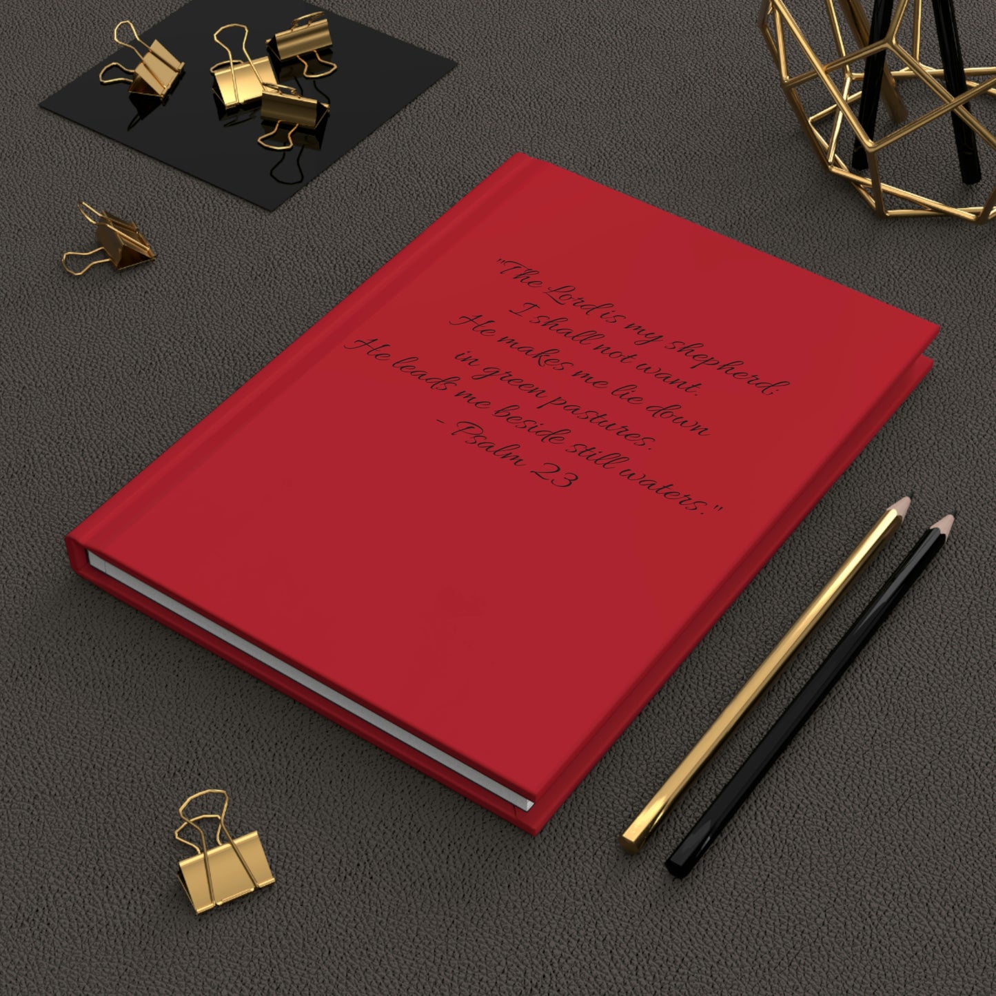 Psalm 23 Journal, Red