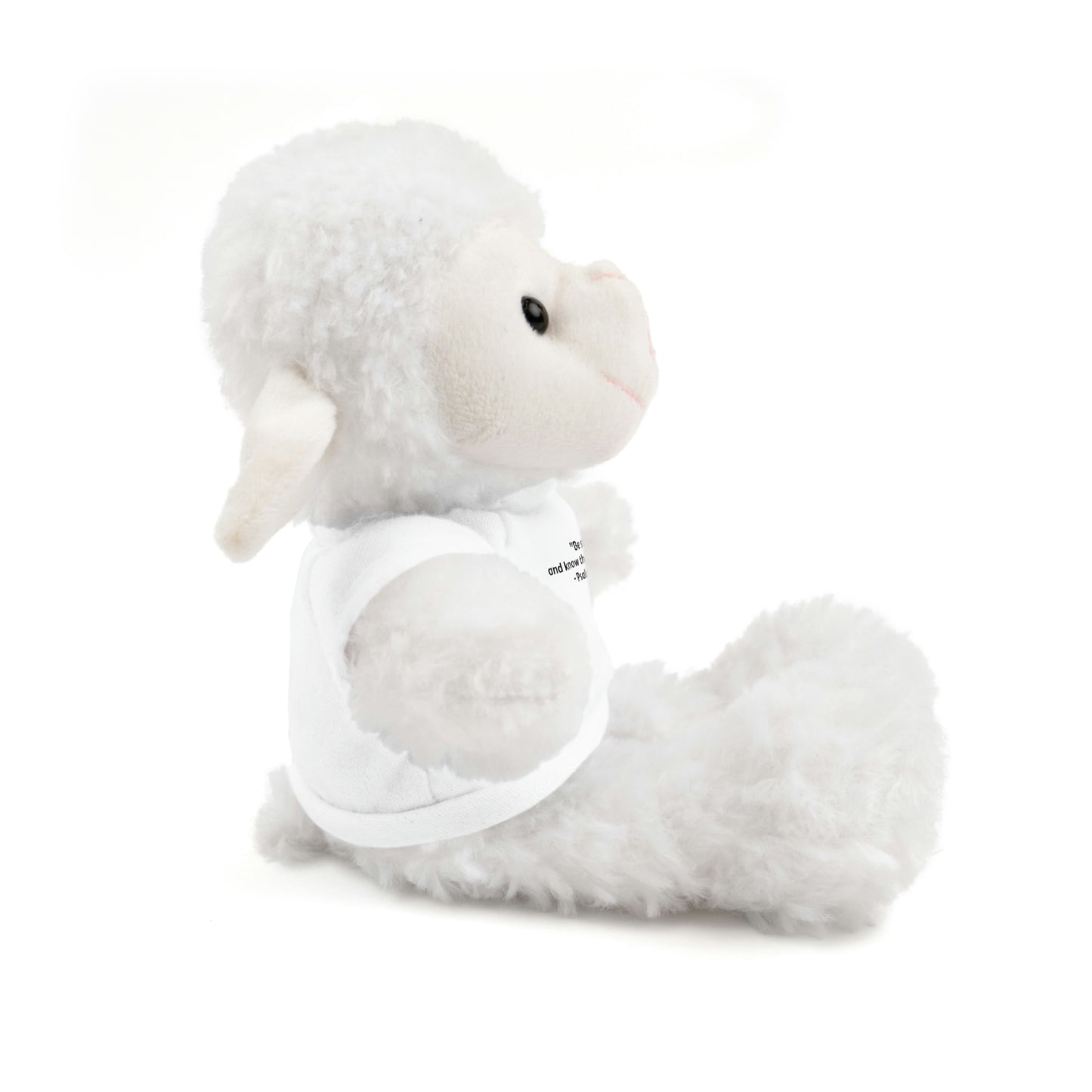 Psalm 46:10, Stuffed Animal with Tee