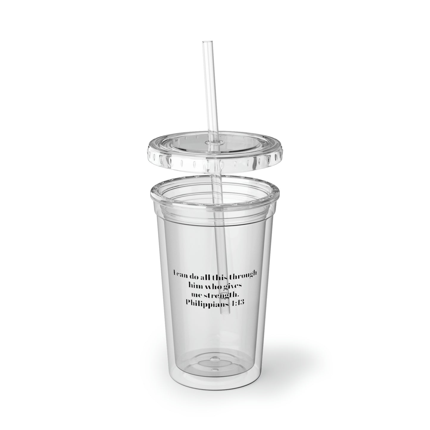 Philippians 4:13, Acrylic Cup