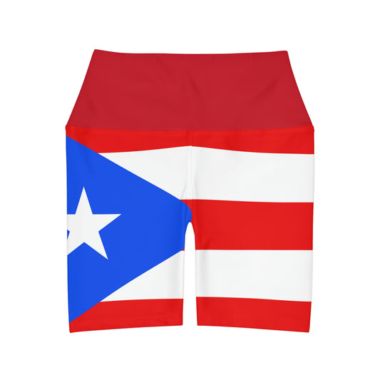 Puerto Rico High Waisted Biker Shorts