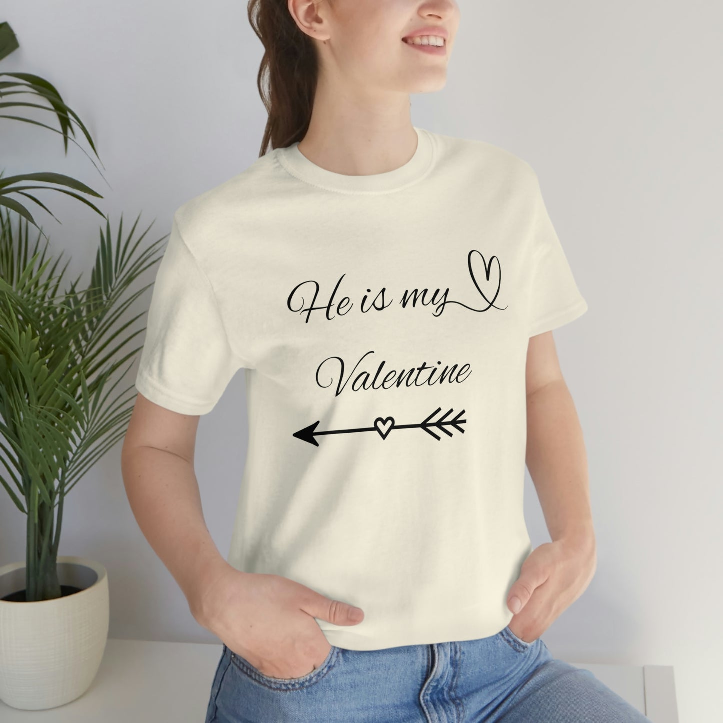 He is My Valentine, dark letter, Shirt
