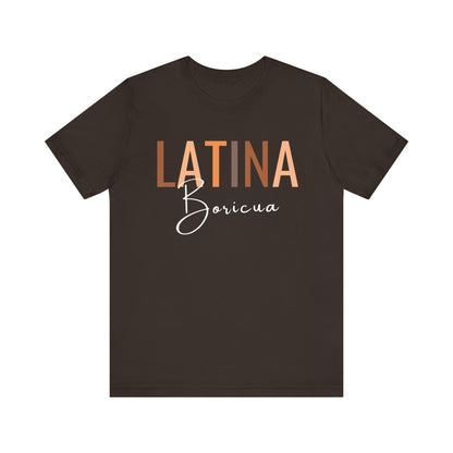 Latina Boricua Shirt | Puerto Rico Latina Pride Graphic Tee for Women