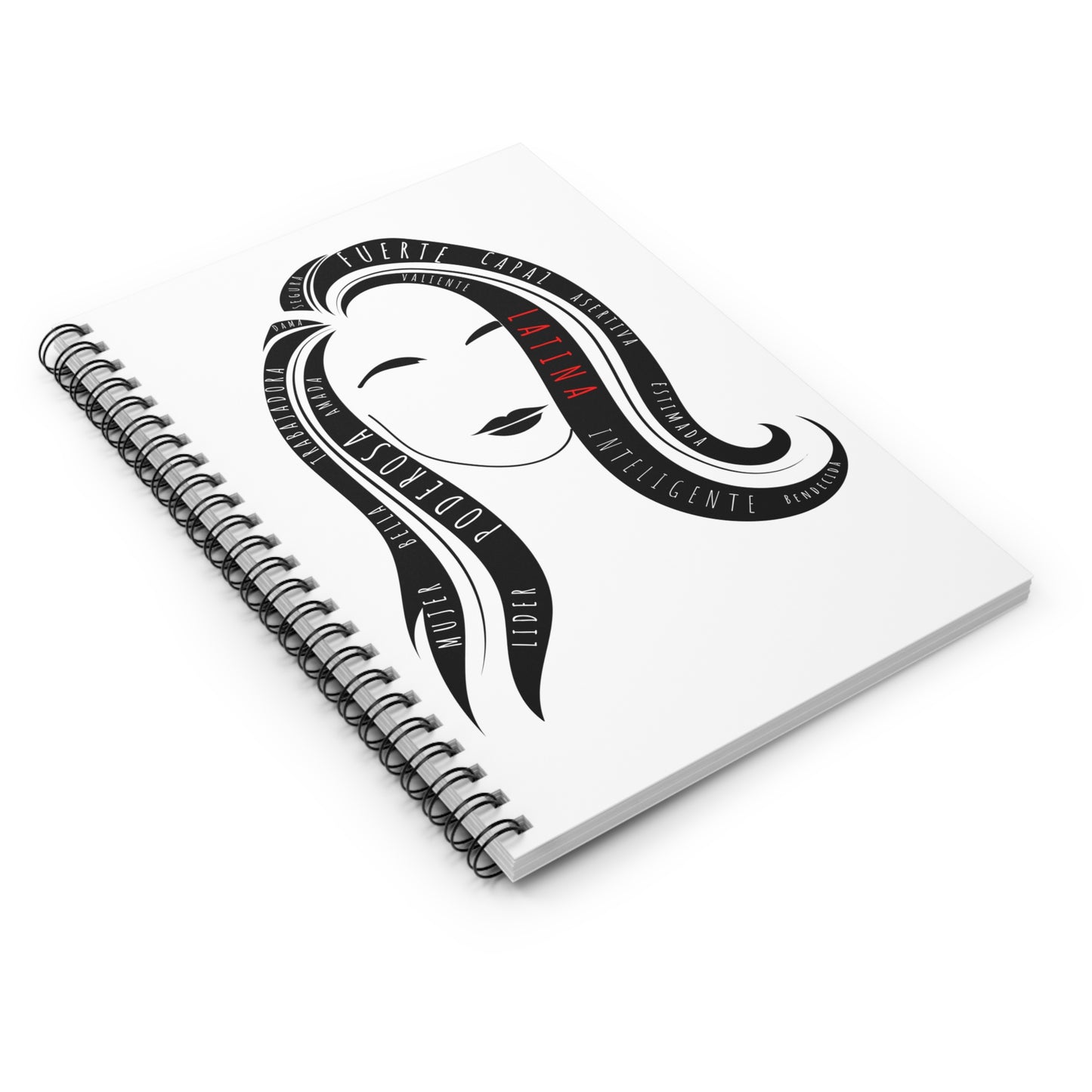 Fuerza Latina Spiral Notebook – Ruled Line | Latina Empowerment Journal
