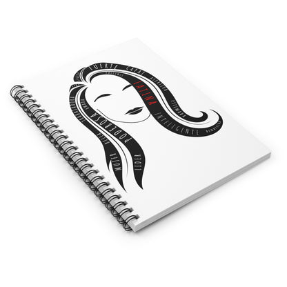 Fuerza Latina Spiral Notebook – Ruled Line | Latina Empowerment Journal