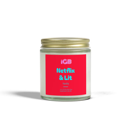 Netflix & Lit, Candle (4oz, 9oz)