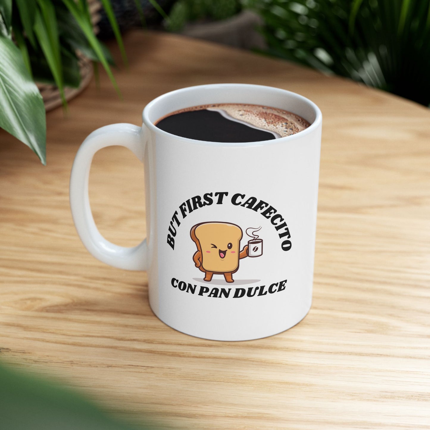 But First Cafecito Ceramic Mug 11oz | Latina Coffee Lover Cup