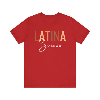 Latina Boricua Shirt | Puerto Rico Latina Pride Graphic Tee for Women