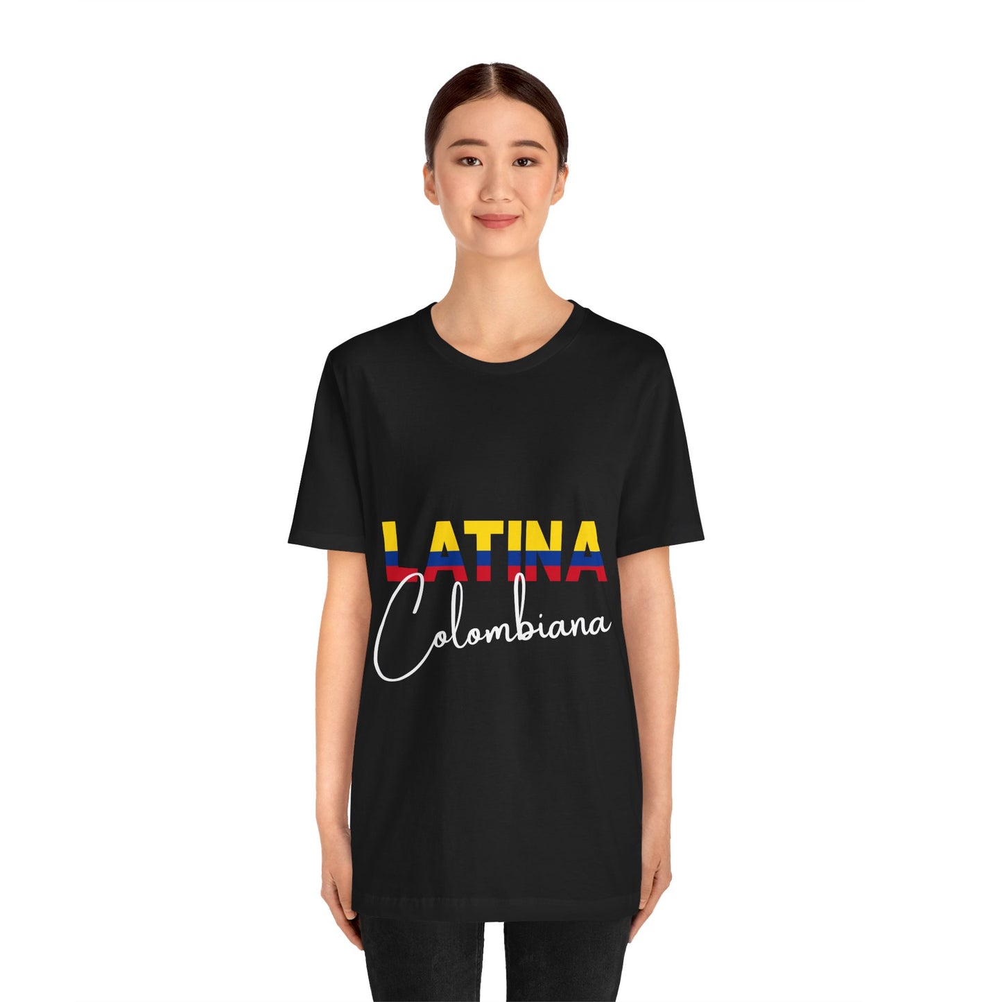 Latina Colombiana, Shirt - Colombian Latina Pride Graphic Tee for Women