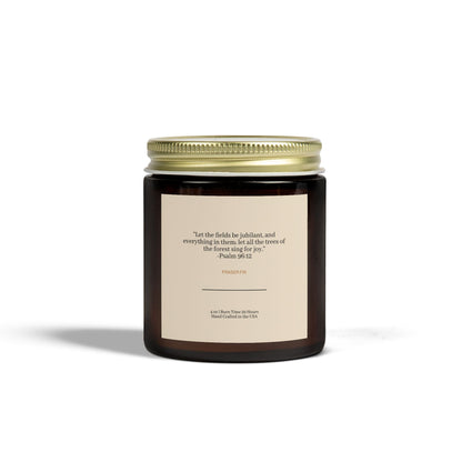 Psalm 96:12 Fraser Fir Candle