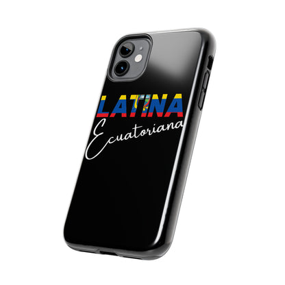 Latina Ecuatoriana Tough iPhone Case | Ecuador Latina Pride Protective Cover