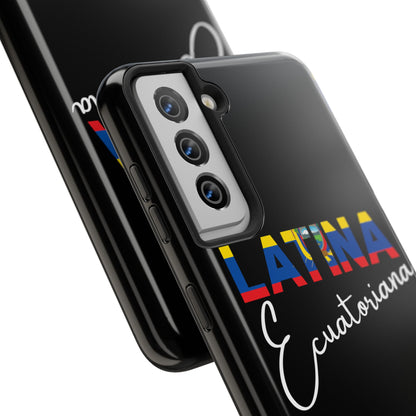 Latina Ecuatoriana Tough iPhone Case | Ecuador Latina Pride Protective Cover