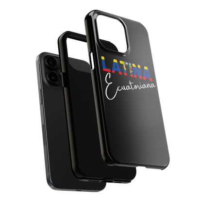 Latina Ecuatoriana Tough iPhone Case | Ecuador Latina Pride Protective Cover