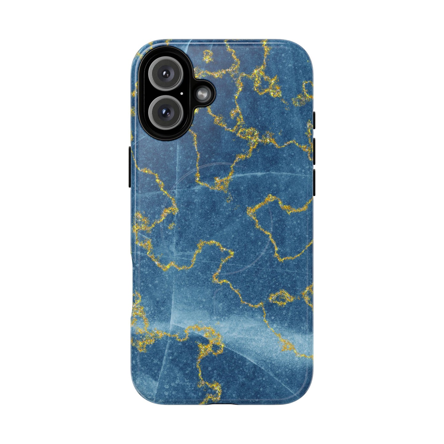 Azure Luxe Marble MagSafe Phone Case