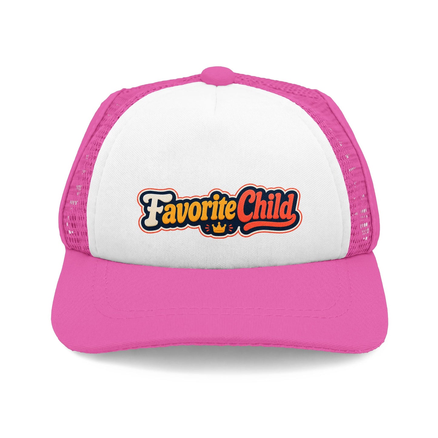 Favorite Child Trucker Hat — Retro Foam Mesh Dog Patch