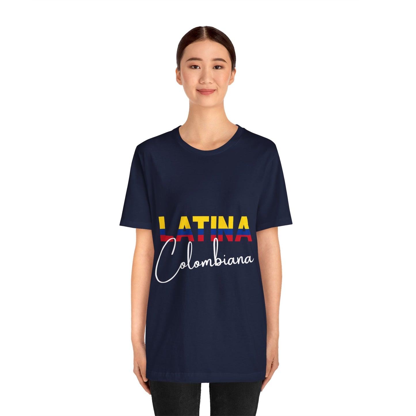Latina Colombiana, Shirt - Colombian Latina Pride Graphic Tee for Women
