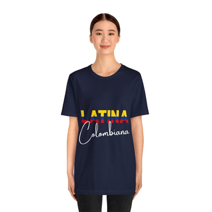 Latina Colombiana, Shirt - Colombian Latina Pride Graphic Tee for Women
