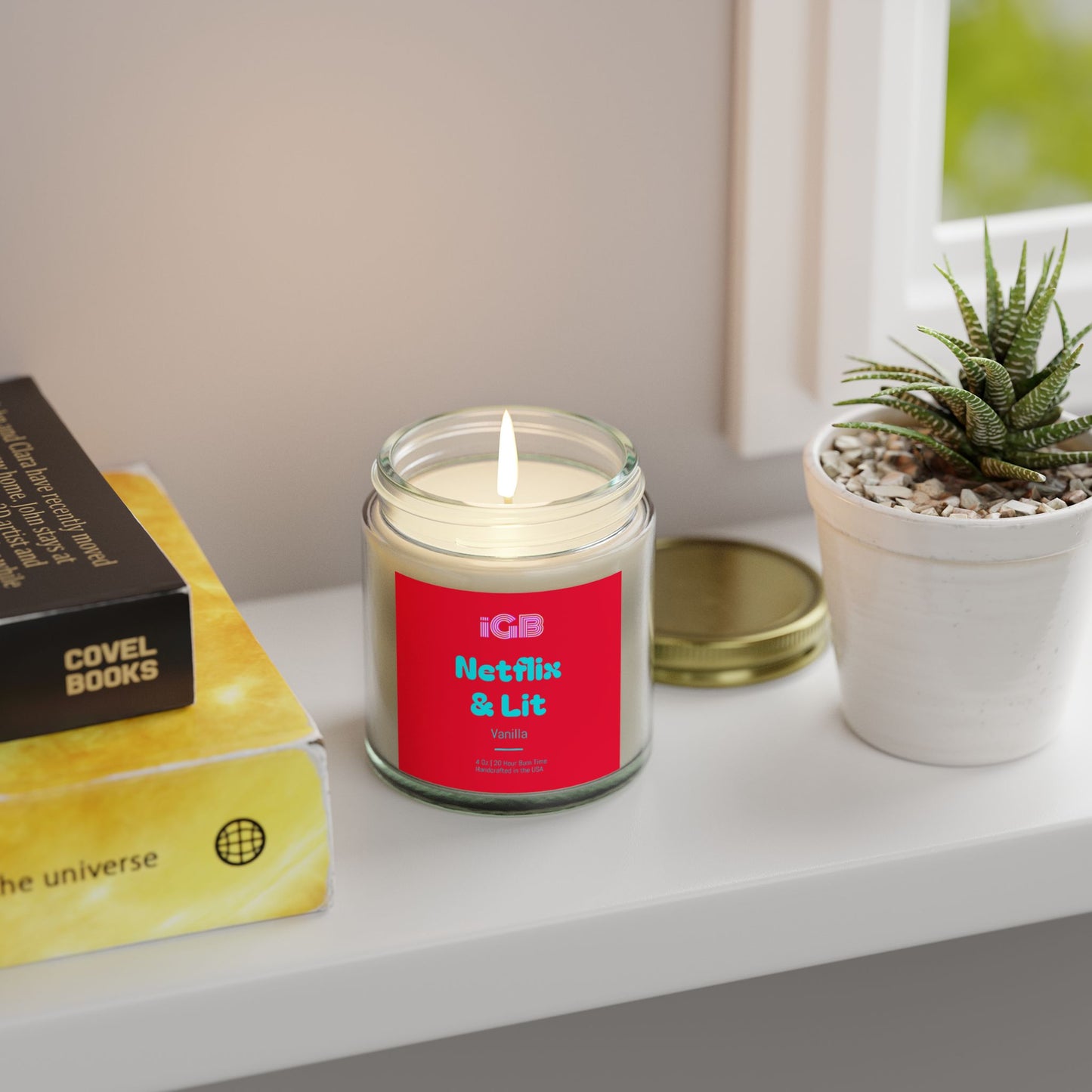 Netflix & Lit, Candle (4oz, 9oz)